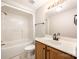 A bathroom featuring a shower and tub combination, a vanity, and a medicine cabinet at 211 Heritage Blvd # 612, Fort Mill, SC 29715