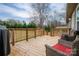 Inviting wooden deck with comfortable outdoor seating, perfect for relaxing and entertaining at 3155 Ramseur St, Lincolnton, NC 28092