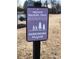 Sign marking private walking trail for Harrisburg Village residents at 3941 Rothwood Ln, Harrisburg, NC 28075