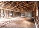 Interior of a large barn featuring a dirt floor, an exposed rafter ceiling, and ample space for storage and projects at 9026 Nc 10 Hwy, Vale, NC 28168