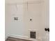 Convenient laundry room with connections and room for storage, making chores easier at 117 Mountain View St, Gastonia, NC 28052