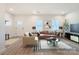 Bright living room with modern furniture, natural light, and stylish decor at 117 Mountain View St, Gastonia, NC 28052