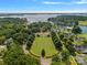 Beautiful aerial view of the neighborhood, showcasing lush landscaping and community green spaces at 130 Brick Kiln Way, Mooresville, NC 28117