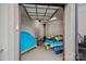 Spacious garage with storage for kayaks and outdoor equipment at 130 Brick Kiln Way, Mooresville, NC 28117