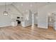 Stylish kitchen with white cabinets, stainless steel appliances, and an open layout at 1313 Springdale Park Dr, Lincolnton, NC 28092