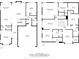 Detailed floor plan showcases open-concept layout, spacious rooms, and attached two-car garage at 13725 Laughing Gull Dr, Charlotte, NC 28278