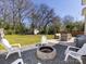 Large backyard with seating, trampoline, a shed, a fire pit and plenty of green space at 225 Marion St, Rock Hill, SC 29730