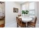 Cozy breakfast nook with white table, wooden chairs and natural light at 225 Marion St, Rock Hill, SC 29730
