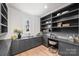 Well-organized pantry with custom cabinetry, ample shelving, and a convenient workspace, perfect for storage and meal prep at 2325 Winthrop Ave, Charlotte, NC 28203