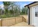 Inviting wooden deck perfect for entertaining in a secluded backyard at 419 N Caldwell St # 1, Salisbury, NC 28144