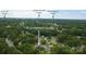 Aerial shot of the community with city skyline in distance showing proximity to uptown Charlotte at 7812 Highbanks Ct at 7812 Highbanks Ct, Charlotte, NC 28212