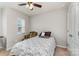 Guest bedroom with a single bed, neutral walls and decor and a single window at 105 Burlingame Ct # B, Mooresville, NC 28117