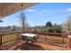 Outdoor patio features wood decking, table and chairs perfect for entertaining at 1232 Pressley Downs Se Dr, Concord, NC 28025
