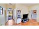 Inviting living room with hardwood floors, natural light, and open entry at 1232 Pressley Downs Se Dr, Concord, NC 28025
