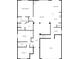 Detailed floor plan showing the layout of the house, including bedrooms, bathrooms, kitchen, and living spaces at 12332 Flatbush Dr, Huntersville, NC 28078