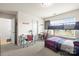 Bedroom with bunkbed and two study areas at 12614 Chantrey Way, Huntersville, NC 28078