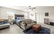 Spacious main bedroom with comfortable seating area, carpet and natural light at 12614 Chantrey Way, Huntersville, NC 28078