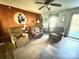 Comfortable living room featuring multiple armchairs and wood flooring at 134 Weaver Hill Dr, Statesville, NC 28625