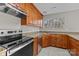 Well-equipped kitchen features stainless steel appliances, granite countertops, and lots of counter space at 13701 Dawlish Ln, Pineville, NC 28134