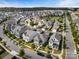Expansive aerial view of a well-planned residential neighborhood with lush greenery and manicured lawns at 13923 Jacks Ln, Pineville, NC 28134