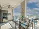 Inviting balcony featuring comfortable seating and scenic city views for a relaxing outdoor experience at 222 S Caldwell St # 1803, Charlotte, NC 28202