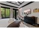Bedroom with a view and decor at 231 Sunny Path Ln, Statesville, NC 28677