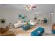 Cozy living room and dining area with stylish decor and modern furnishings at 234 Pointe Cir, Rock Hill, SC 29732