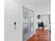 Welcoming entryway with a frosted glass sliding door at 525 N Graham St # 2F, Charlotte, NC 28202