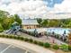 Community pool and playground offer fun for all ages, surrounded by lush landscaping and mature trees at 5431 Meadowcroft Way, Fort Mill, SC 29708