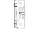 The third floor of this plan features a primary suite, laundry room, and bedroom 2 at 5711 Castlerea Dr, Charlotte, NC 28217