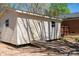 Exterior of the home's storage shed with a ramp to the door at 119 Tara Ter, Kings Mountain, NC 28086