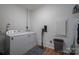 Laundry room with white washer and dryer, storage space, and practical design at 119 Tara Ter, Kings Mountain, NC 28086
