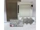 Selection of home samples includes cabinet door styles, countertop sample, and backsplash tile options at 15212 Caspian Way, Charlotte, NC 28278