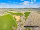 Aerial view showing the 84.70 acre property with forest and open land at 164 Linderman Lake Ln, Kings Mountain, NC 28086