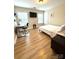 Cozy bedroom with desk area and large windows offers a comfortable and functional living space at 205 Edenshire Ct, Indian Trail, NC 28079