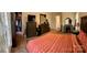 Bright bedroom featuring a cozy bed and tasteful furnishings, closet, and ample storage at 3032 Morning Glory Ln, Vale, NC 28168