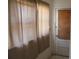 Bright entryway with a wood-paneled door, offering potential for customization at 438 Pop Davis Rd, Taylorsville, NC 28681