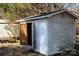 Exterior view of the detached shed at 438 Pop Davis Rd, Taylorsville, NC 28681