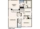 Floor plan of upper level bedrooms, baths, gameroom, and laundry at 557 Mountain View Dr, Monroe, NC 28110