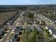 Community aerial view showing well-planned neighborhood layout and landscaping at 10114 Turkey Point Dr, Charlotte, NC 28214
