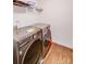 Laundry room featuring modern washer and dryer appliances at 105 Abel Peterson Dr, Mount Holly, NC 28120