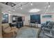 Finished basement featuring sports memorabilia, TV, and comfortable seating at 107 Pinelake Dr, Kings Mountain, NC 28086