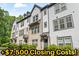 Modern townhome with brick and siding, showcasing stylish architecture and well-maintained landscaping at 12312 Landry Renee Pl # 35, Charlotte, NC 28277