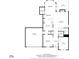 Detailed floor plan showcasing the layout of the home, including room dimensions and estimated areas at 12724 Hunting Birds Ln, Charlotte, NC 28278