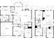 Combined floor plans showcasing the layout of rooms and dimensions on both floors at 12724 Hunting Birds Ln, Charlotte, NC 28278