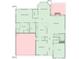 Detailed floor plan showcasing the layout of rooms and dimensions at 12724 Hunting Birds Ln, Charlotte, NC 28278