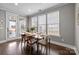 Bright dining room featuring hardwood floors and natural light at 1710 Woodward Ave, Charlotte, NC 28206