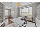 Inviting home office with large window and a comfortable seating area at 1710 Woodward Ave, Charlotte, NC 28206