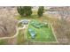 The park's playground with colorful equipment offers a fun and safe environment for children at 1710 Woodward Ave, Charlotte, NC 28206