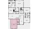Second floor plan with owner's suite, bedrooms, loft, and unfinished game room at 3034 Tramore Dr, Harrisburg, NC 28075